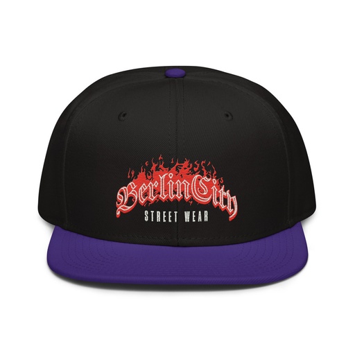 [ID: 77-G183] Berlin City Streetwear - Fire Snapback
