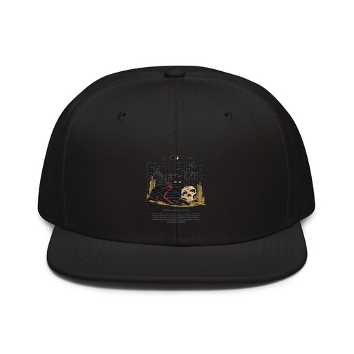 [ID: 77-G230] Black Sphinx Snapback