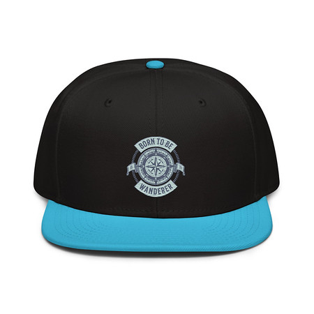 [ID: 77-G261] Born to be Wanderer - Compass Snapback