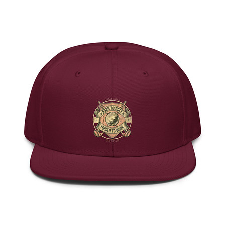 [ID: 77-G266] Born To Golf Snapback