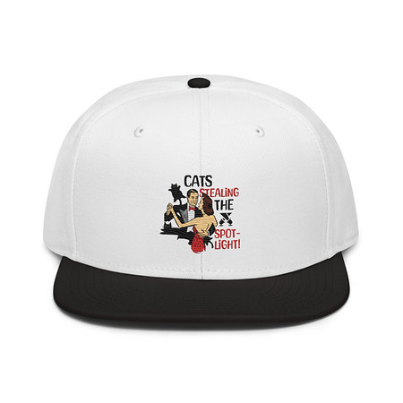 [ID: 77-G348] Cats Stealing the Spotlight Snapback