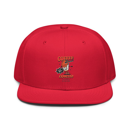 [ID: 77-G394] Coffee Break Cartoon Retro 90s  Snapback