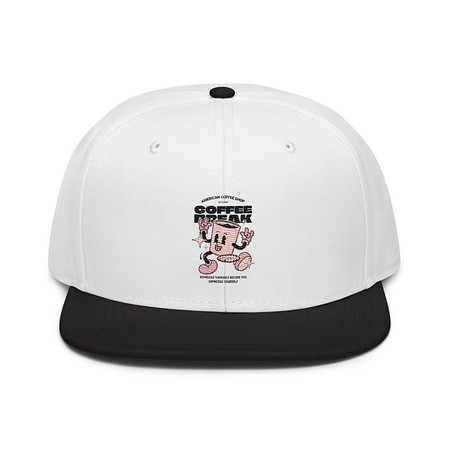[ID: 77-G395] Coffee Break Mascot Snapback