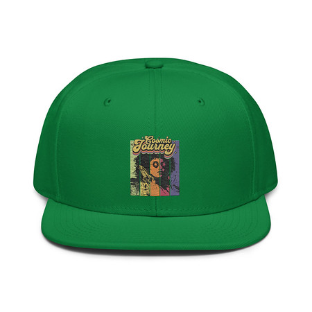 [ID: 77-G422] Cosmic Journey Rainbow Retro Snapback