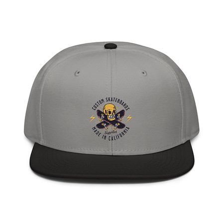 [ID: 77-G446] Custom Skateboards - Skull Snapback