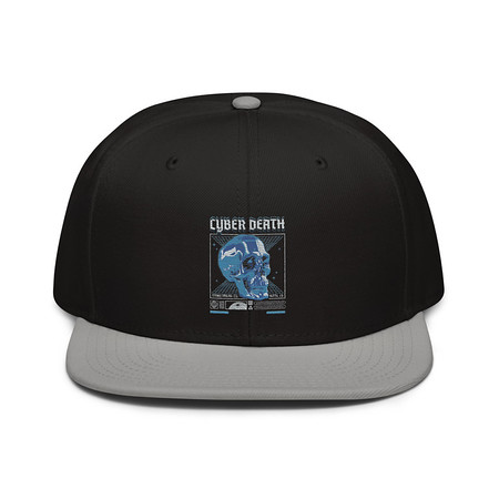 [ID: 77-G457] Cyber Death - Skull Snapback