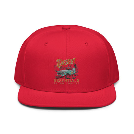[ID: 77-G489] desert Snapback