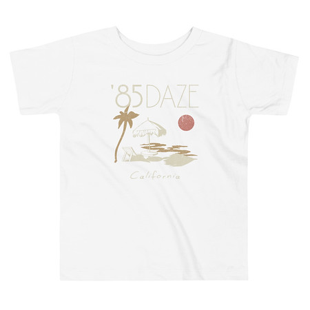 [ID: 306-G1] '85 Daze California Toddler Staple Tee
