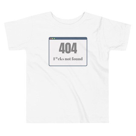 [ID: 306-G7] 404 Toddler Staple Tee