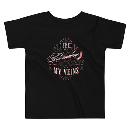 [ID: 306-G24] Adrenaline in my Veins - Victorian Toddler Staple Tee