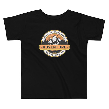 [ID: 306-G26] Adventure - Outdoor Mountain Toddler Staple Tee