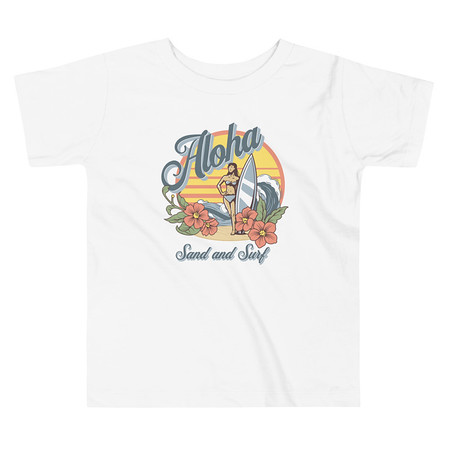 [ID: 306-G53] Aloha Toddler Staple Tee