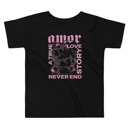 [ID: 306-G77] Amor Toddler Staple Tee