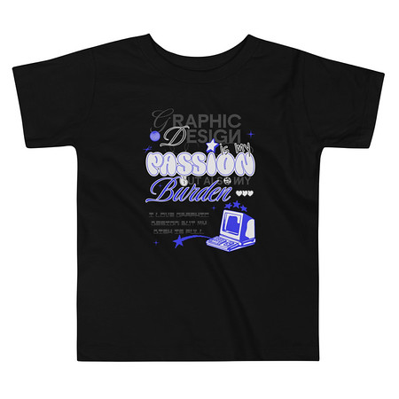[ID: 306-G92] Anti-design  Toddler Staple Tee