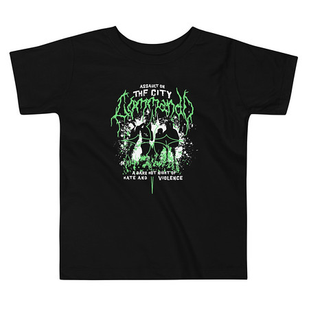 [ID: 306-G105] Assault on the City Toddler Staple Tee