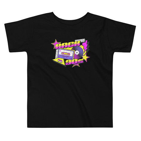 [ID: 306-G123] Back to 90s Toddler Staple Tee