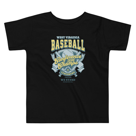 [ID: 306-G141] Baseball Conference Championships - Athlectic Badge Toddler Staple Tee