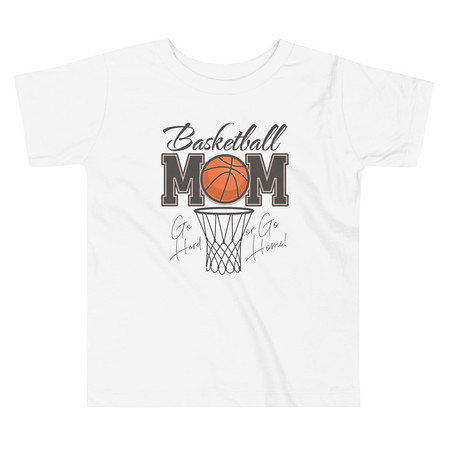 [ID: 306-G148] Basketball Mom - Mother's Day Toddler Staple Tee