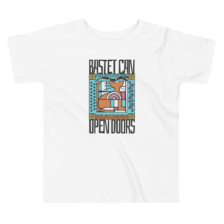 [ID: 306-G150] Bastet can Open Doors Toddler Staple Tee