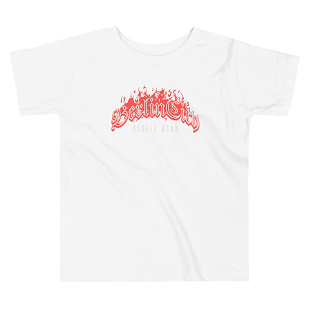 [ID: 306-G183] Berlin City Streetwear - Fire Toddler Staple Tee
