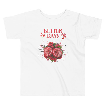 [ID: 306-G193] Better Days Ahead Toddler Staple Tee