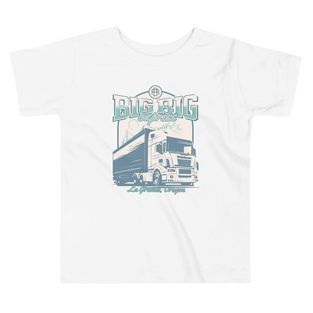 [ID: 306-G202] Big Rig Express Toddler Staple Tee