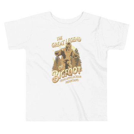 [ID: 306-G206] Bigfoot Legend  - Appalachian Forest Toddler Staple Tee