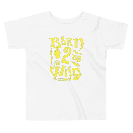 [ID: 306-G255] Born 2 Be Wild Toddler Staple Tee