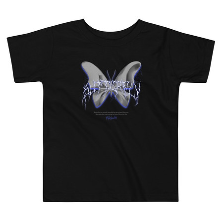 [ID: 306-G302] Butterfly Toddler Staple Tee