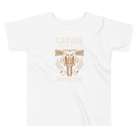 [ID: 306-G332] Canvas Los Angeles under pressure Toddler Staple Tee
