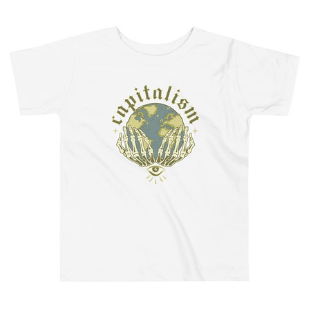 [ID: 306-G333] Capitalism - Earth Toddler Staple Tee