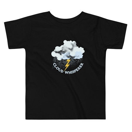 [ID: 306-G387] Cloud Whisperer - Rainy Weather Toddler Staple Tee