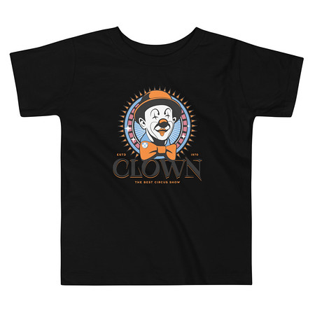[ID: 306-G388] CLOWN LOGO Toddler Staple Tee