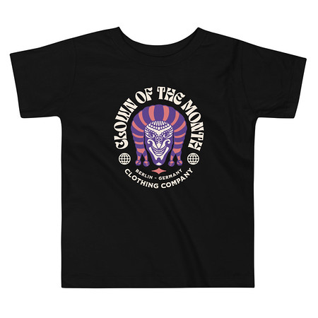[ID: 306-G389] Clown of the Month Toddler Staple Tee