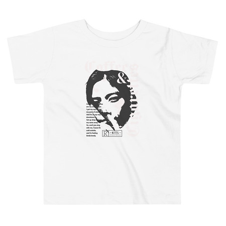 [ID: 306-G392] Coffee & Cigarettes Toddler Staple Tee