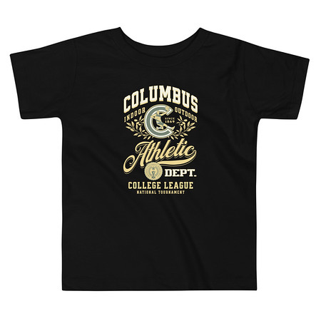 [ID: 306-G412] Columbus Athletic Toddler Staple Tee