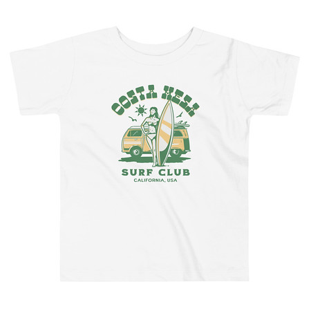 [ID: 306-G425] Costa Mesa Surf Club - Campervan Toddler Staple Tee