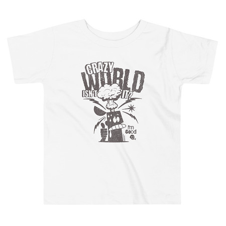 [ID: 306-G430] Crazy World Toddler Staple Tee