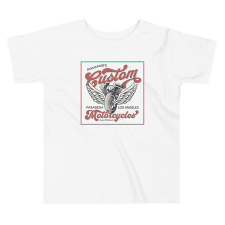 [ID: 306-G445] custom motorcycle  Toddler Staple Tee