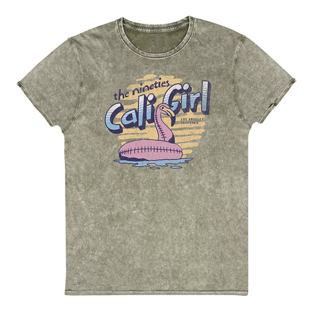 [ID: 462-G13] 90's Cali Girl Unisex Denim T-Shirt
