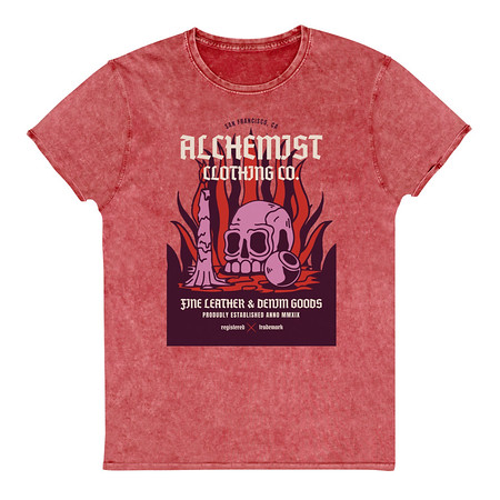 [ID: 462-G37] Alchemist Clothing Co. - Halloween Unisex Denim T-Shirt
