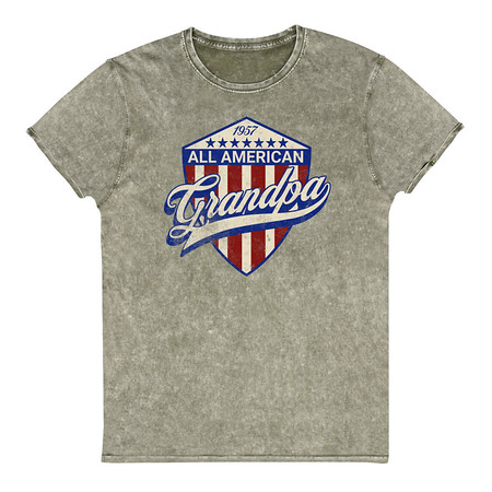 [ID: 462-G41] all american grandpa Unisex Denim T-Shirt