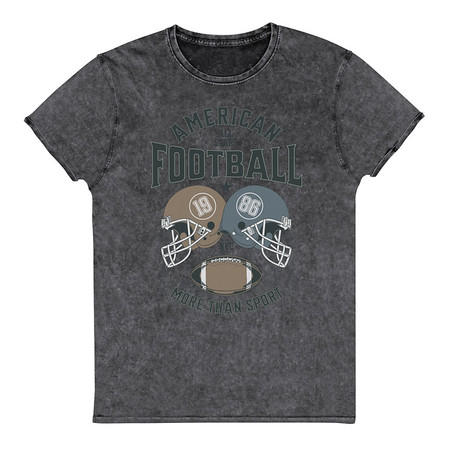 [ID: 462-G64] American All Star Football - Sports Helmet Unisex Denim T-Shirt
