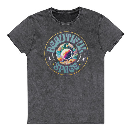[ID: 462-G173] Beautiful Space Unisex Denim T-Shirt