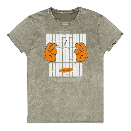 [ID: 462-G192] Better Day Ahead Unisex Denim T-Shirt