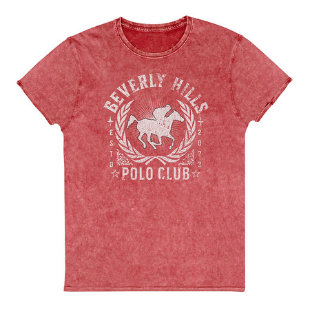 [ID: 462-G196] BEVERLY HILLS POLO CLUB Unisex Denim T-Shirt