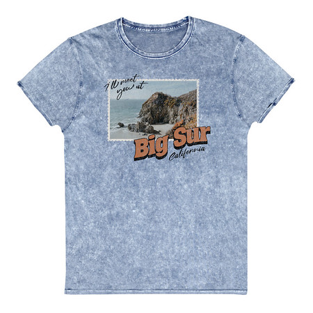 [ID: 462-G205] Big Sur, Cali Unisex Denim T-Shirt