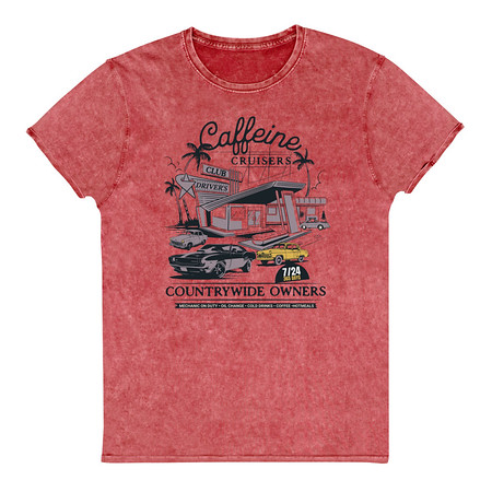 [ID: 462-G308] Caffeine Cruisers Unisex Denim T-Shirt