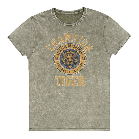 [ID: 462-G356] CHAMPION TIGER NYC Unisex Denim T-Shirt