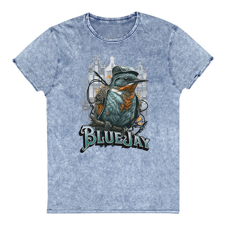 [ID: 462-G381] Classic Bird  Unisex Denim T-Shirt